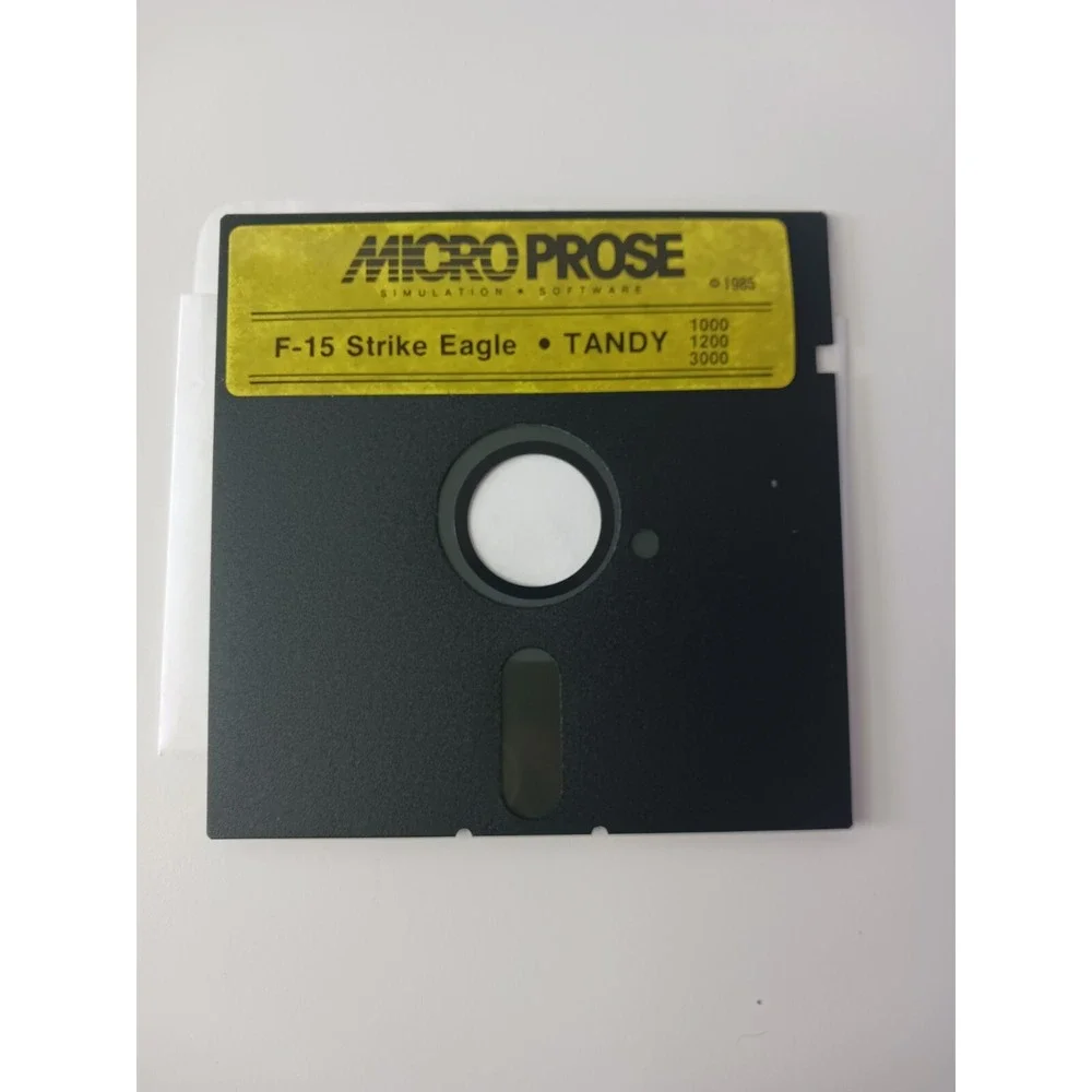 F-15 Strike Eagle Tandy 1000/1200 3000 Computer Simulation Game‎ Microprose 1985